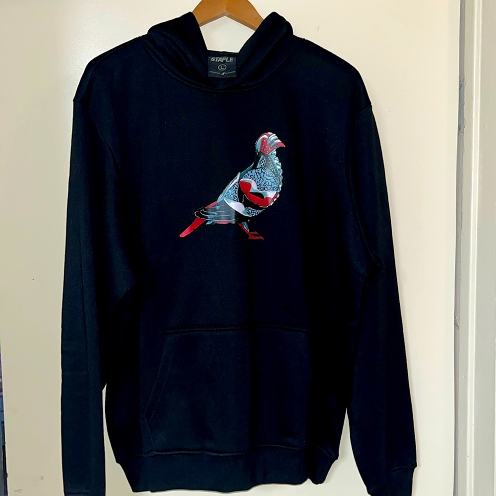 Staple hoodie, Large, black